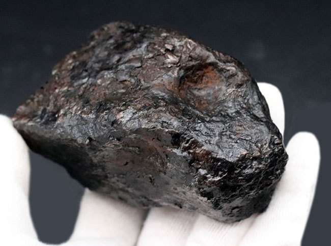 美しい金属光沢を放つ隕鉄、悠久の時を経て、あなたのもとに！８８０グラムのヘビー級鉄隕石、カンポ・デル・シエロ（Campo del Cielo）（その9）