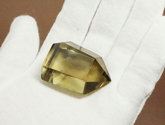 非常に透明度が高い、天然鉱物シトリン(黄水晶)(その2)