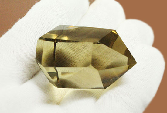 非常に透明度が高い、天然鉱物シトリン（黄水晶）（その3）