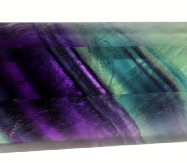 緑と青、紫の多層色が鮮やかな、レインボーフローライト(fluorite)(その11)