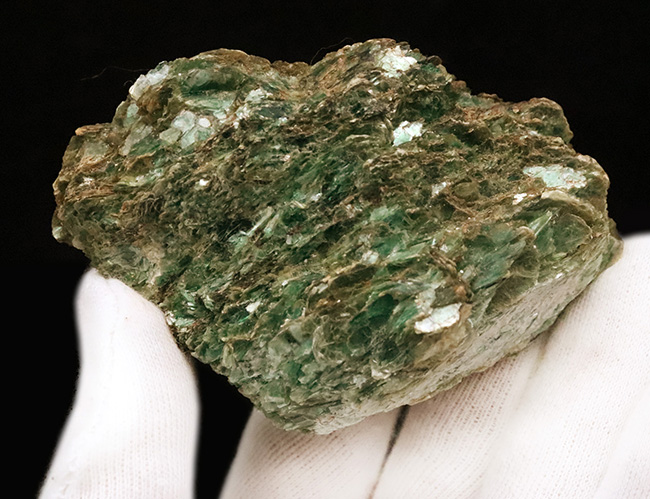 高品位＆ビッグ！クロムが生む深緑の輝き……ブラジル・Anagé産 フクサイト（クロム雲母）原石（その4）