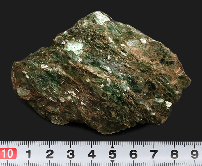 高品位＆ビッグ！クロムが生む深緑の輝き……ブラジル・Anagé産 フクサイト（クロム雲母）原石（その8）