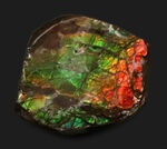 カナダの大自然が生み出した宝石、アンモライト（Ammolite）を用いたピンブローチ