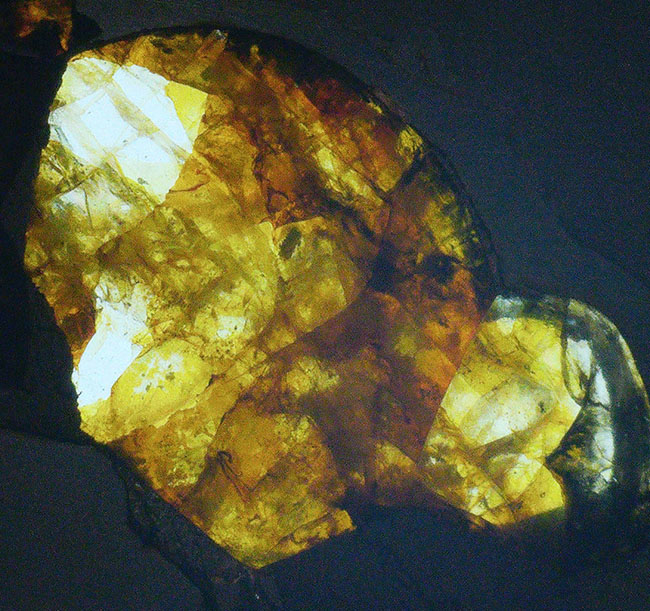 キラキラと輝くオリビンが美しい！パラサイト隕石を使ったペンダントトップ（シルバーチェーン＆高級ジュエリーケース付き）（その5）