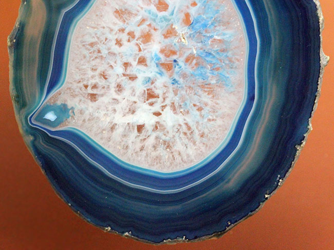 ブルーメノウ原石一面磨き