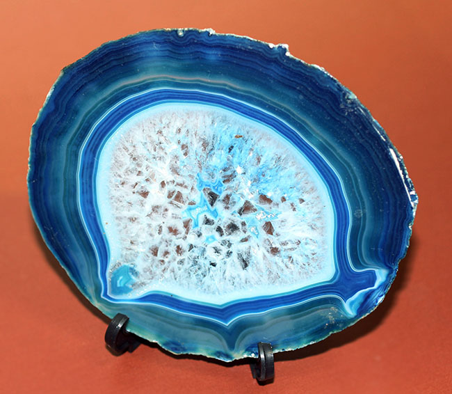 自然が作り出した芸術品！ブラジル産のブルーメノウ（agate） 鉱物 販売