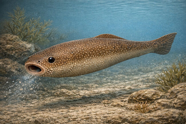 化石セブン初登場！超希少、英国産４億年以上前シルル紀魚類の仲間化石、テロドゥス（Thelodus）（その10）