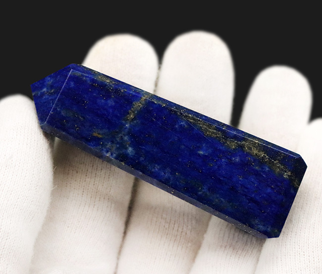 上質アフガン産!夜空を思わせる美しい模様が特徴のラピスラズリ(Lapis lazuli)のタワー型標本(その3)