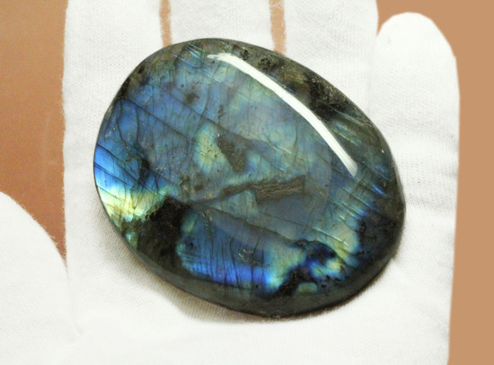 ラブラドライト(Labradorite)ならではの深い青をお楽しみ下さい。（その7）