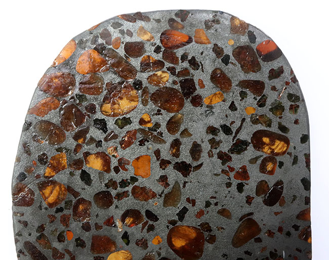 宇宙が造り上げた芸術品！ケニア産パラサイト隕石のスライス標本（その2）