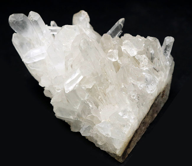 天然！透明度の高い水晶（Quartz）のクラスター（その1）