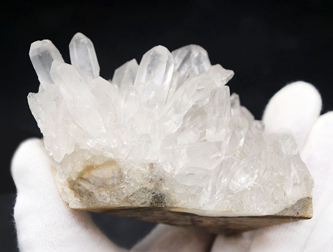 天然！透明度の高い水晶（Quartz）のクラスター（その3）