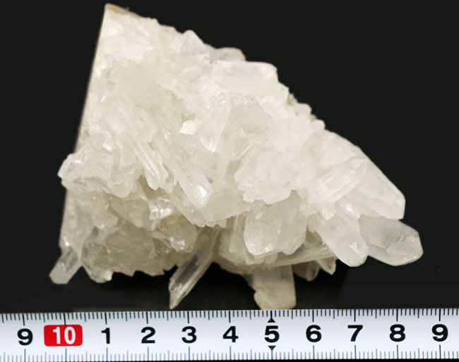 天然！透明度の高い水晶（Quartz）のクラスター（その7）