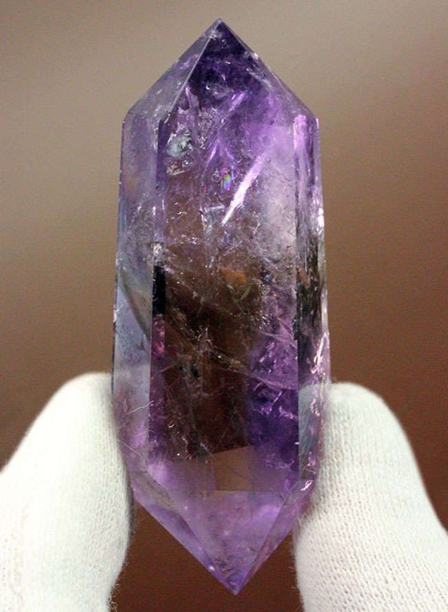 宝石として認知されているアメシストとシトリンが混在した天然のアメトリン（Ametrine）。天然ならではの複雑な味わい。（その5）