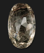 ジェムカット仕上げ！「天使の髪の毛」に例えられる、非常に美しいルチルクォーツ（Rutilated Quartz）