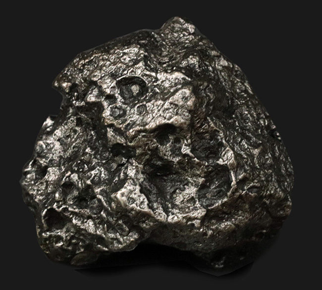まれに見る美しいレグマグリップ、４５０グラムを超えるヘビー級の石体、世界的に有名な鉄隕石のシンボル的存在、カンポ・デル・シエロ（Campo del Cielo）の上質標本（その1）