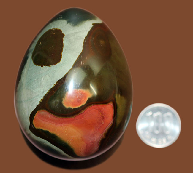 一度みたら忘れられません・・・ピエロ柄？のポリクロームジャスパーが