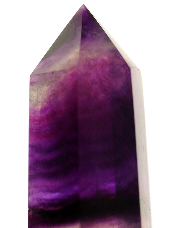 人気の鉱物、レインボーフローライト(Fluorite)。濃淡ある美しい紫を呈します(その5)