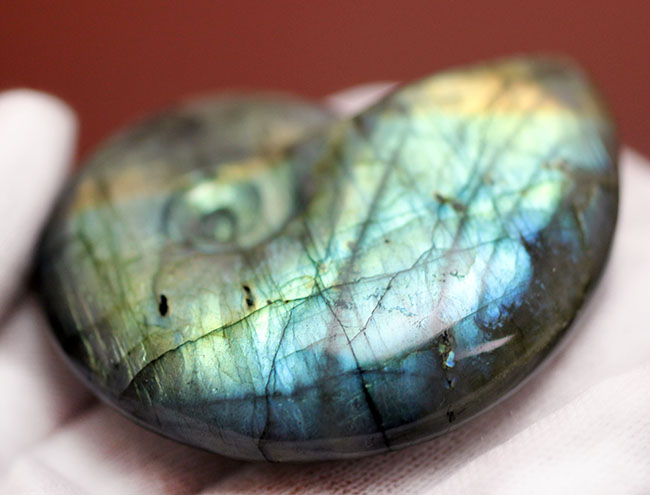 微妙・・・・・。遊び心が試される!?アンモナイト風のラブラドライト(Labradorite)(その10)