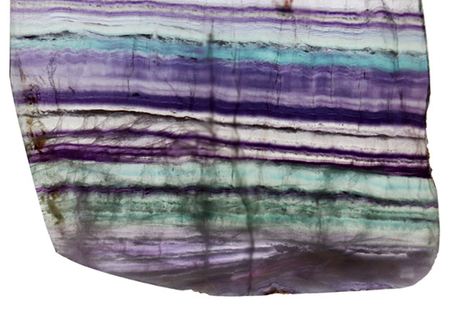 透明度抜群！虹のようなバンドを持つ、特殊な蛍石、その名も、レインボーフローライト（Fluorite）（その5）
