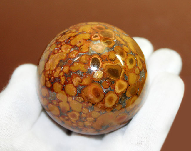 鉱物コレクター必見!凄い柄で見るものを圧倒するキングコブラジャスパー(Orbicular Jasper)。またの名をオーシャンジャスパー。(その3)