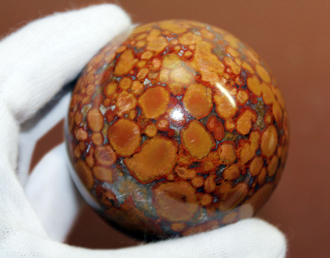 鉱物コレクター必見!凄い柄で見るものを圧倒するキングコブラジャスパー(Orbicular Jasper)。またの名をオーシャンジャスパー。(その6)