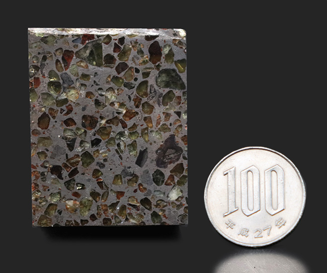 １５０グラムに達する、質量感たっぷりの角柱タイプの石鉄隕石、ケニアン・パラサイト（その9）