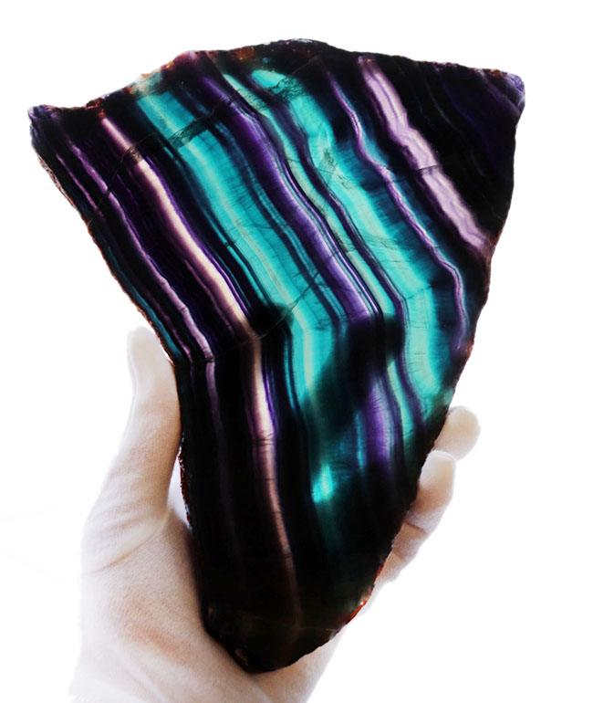 ハイクオリティ、驚くべきサイズ、最長部21センチを超える特大のレインボーフローライト(Fluorite)(その1)