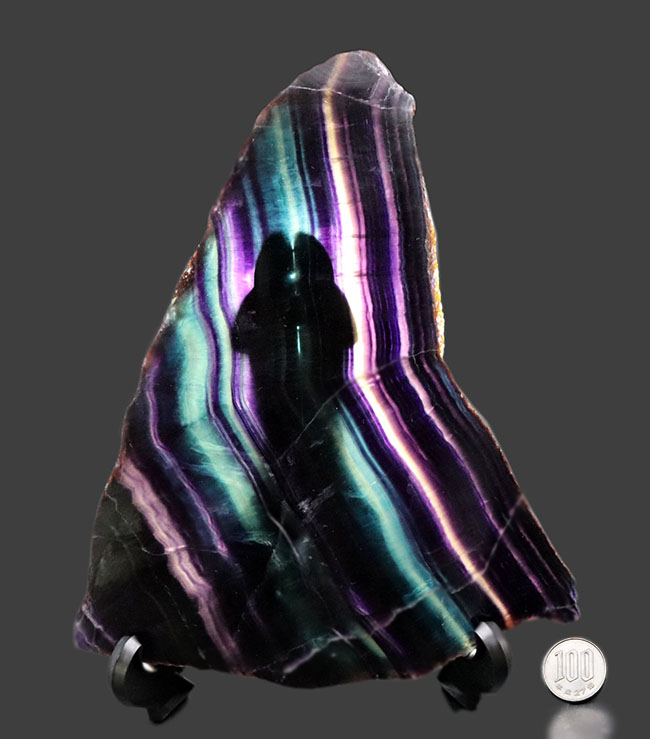 ハイクオリティ、驚くべきサイズ、最長部21センチを超える特大のレインボーフローライト(Fluorite)(その11)
