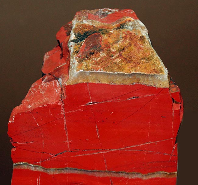 血液のごとく真っ赤に染まった南アフリカ産鉱物ジャスパー石（その2）