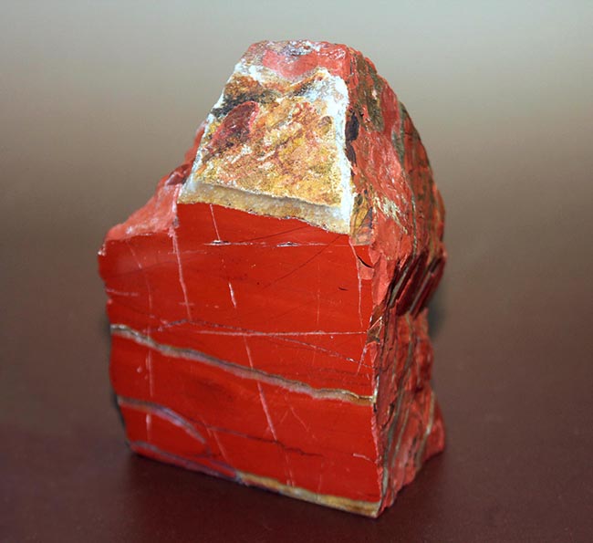 血液のごとく真っ赤に染まった南アフリカ産鉱物ジャスパー石（その7）