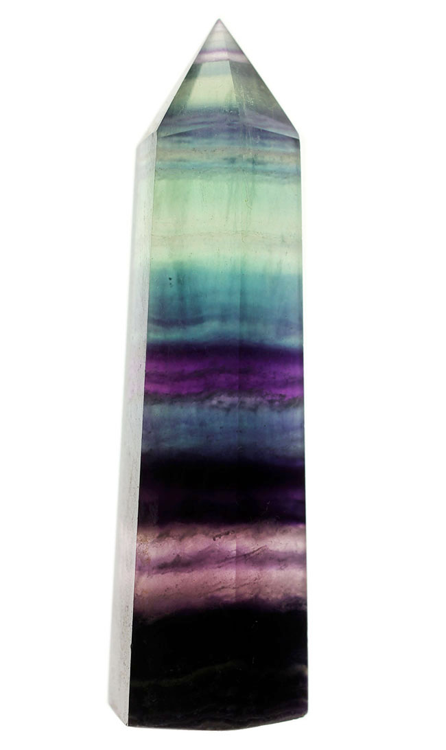 ブルー・ジョンの再来。美しく多彩なバンドを持つレインボーフローライト(fluorite)(その1)