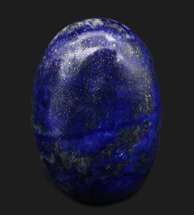 アフガニスタン産の天然ラピスラズリ（Lapis lazuli）のカボション（その1）