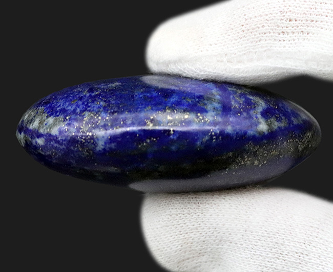 アフガニスタン産の天然ラピスラズリ（Lapis lazuli）のカボション（その6）
