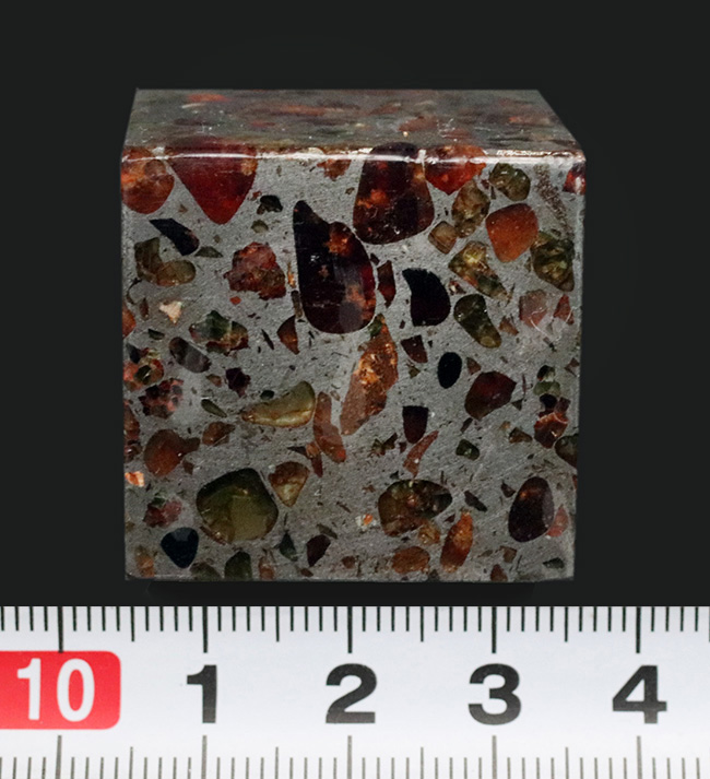 人気！ずっしり重いサイコロ型！世界で最も美しい隕石の二つ名を持つ、石鉄隕石、パラサイト（ケニア産）（その6）
