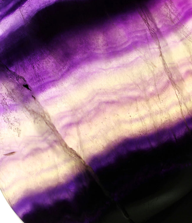 これが希少な「紫蛍石」だ！高い透明度、美しい光りのレイヤーを備えたレインボーフローライト（fluorite）（その13）