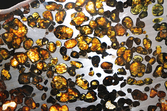 パラサイト隕石に抱く常識的なイメージを根底から覆す、ギガサイズ（最大部２６センチオーバー）の特大ケニヤ産パラサイト隕石（本体防錆処理済み）（その6）