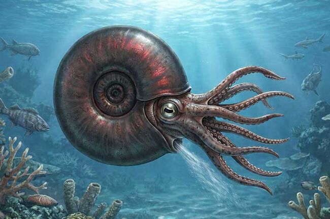 赤い遊色が目を引く！マダガスカル・マハジャンガ産 遊色アンモナイト「クレオニセラス（Cleoniceras）」（その8）