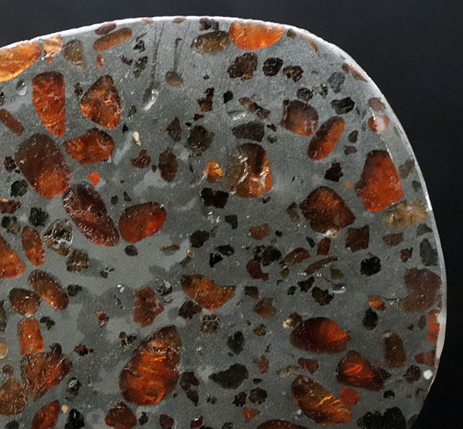 透明度高い！世界で最も美しい隕石と評される、パラサイト隕石。フレッシュなケニア産の標本！（その4）