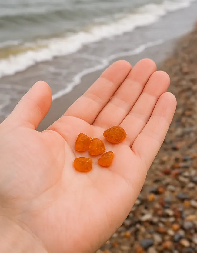 「リトアニアの金」と称される……まばゆいレモンイエローを放つ、バルト海産の虫入り琥珀(Amber)(その8)