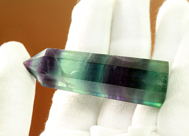 紫のバンドに目を奪われる！中国産レインボーフローライト（fluorite）（その6）