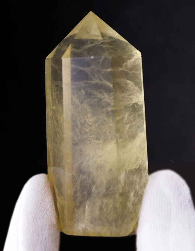 6センチ強の立派な大結晶!イエローフローライト(Fluorite・蛍石)(その3)