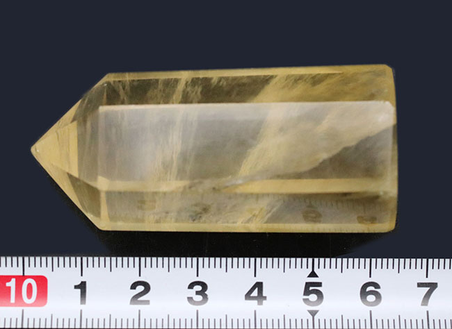 6センチ強の立派な大結晶!イエローフローライト(Fluorite・蛍石)(その7)