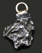 すべての隕石は世界の一つだけ、鉄隕石、カンポ・デル・シエロを使ったペンダントトップ（シルバーチェーン、高級ジュエリーケース付き）