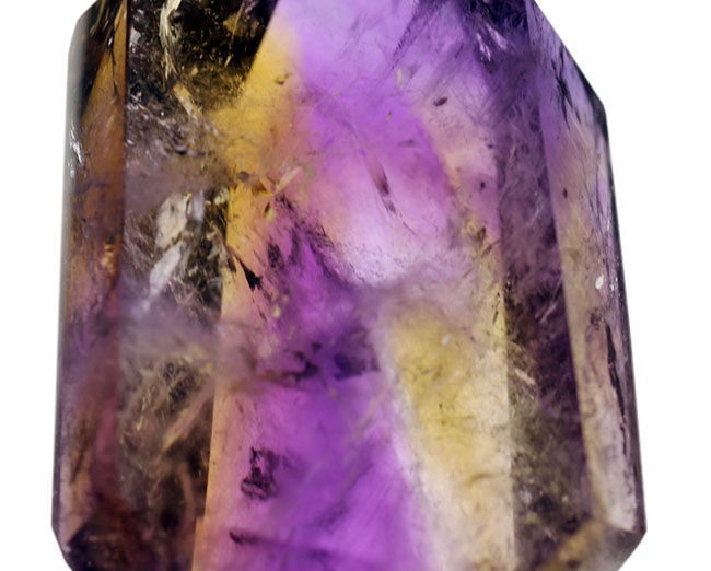 非常に発色の良い高品位の天然アメトリン（Ametrine）。あざやかな紫と黄をお楽しみください。（その10）