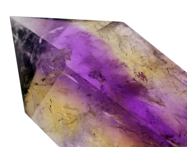 非常に発色の良い高品位の天然アメトリン（Ametrine）。あざやかな紫と黄をお楽しみください。（その2）