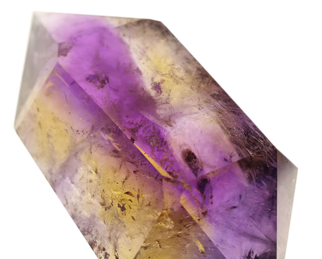 非常に発色の良い高品位の天然アメトリン（Ametrine）。あざやかな紫と黄をお楽しみください。（その3）