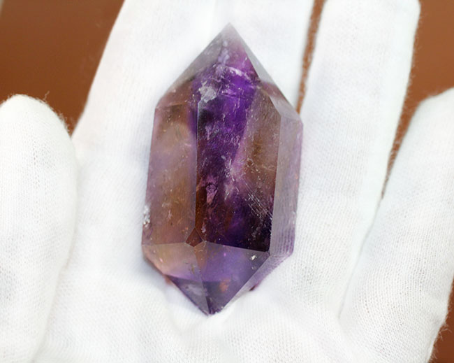 非常に発色の良い高品位の天然アメトリン（Ametrine）。あざやかな紫と黄をお楽しみください。（その5）