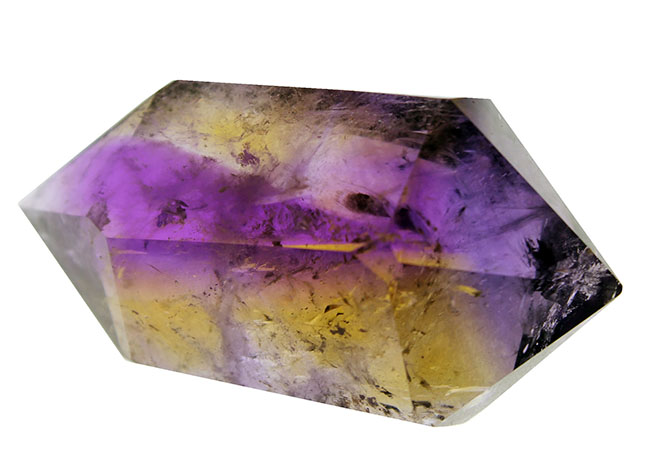 非常に発色の良い高品位の天然アメトリン（Ametrine）。あざやかな紫と黄をお楽しみください。（その8）