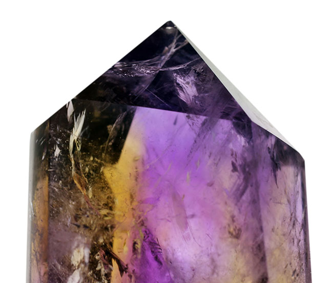 非常に発色の良い高品位の天然アメトリン（Ametrine）。あざやかな紫と黄をお楽しみください。（その9）